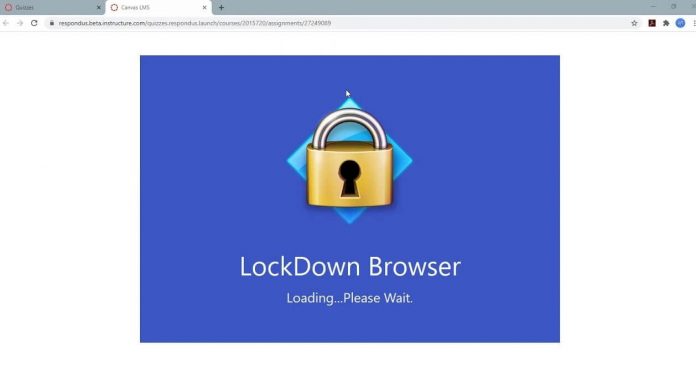 Respondus Lockdown Browser Screenshot Image